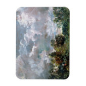 Studie zu Sky and Trees (Öl auf Leinwand) Magnet (Vertikal)