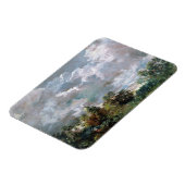 Studie zu Sky and Trees (Öl auf Leinwand) Magnet (Linke Seite)