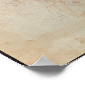 Studie zu zwei männlichen Zahlen Poster (Ecke)