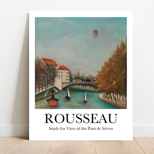 Studie zum Blick auf den Pont de Sèvres von Rousse Poster