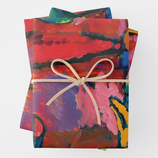 Studie zur Improvisation V von Wassily Kandinsky Geschenkpapier Set (Beispiel)