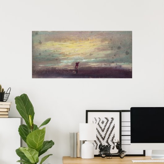 Studie zur Sonneneinstrahlung Poster (Heimbüro)