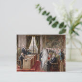 Studie zur Zivilen Ehe Postkarte (Stehend Vorderseite)