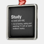 Studien-Definition Silbernes Ornament (Links)