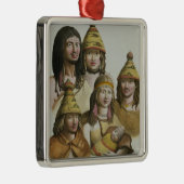 Studien der amerikanischer Ureinwohner Ornament Aus Metall (Rechts)