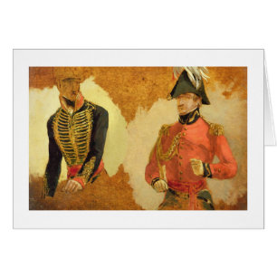 Studien der königlichen Pferdeartillerie-Uniform