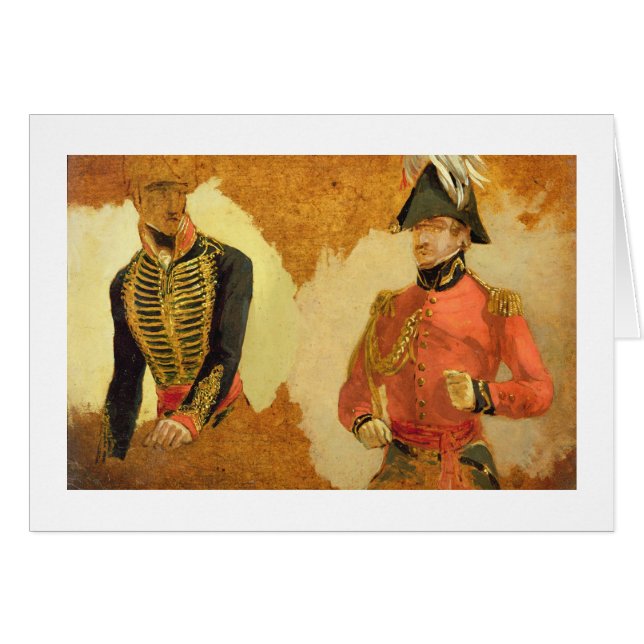 Studien der königlichen Pferdeartillerie-Uniform (Vorderseite (Horizontal))