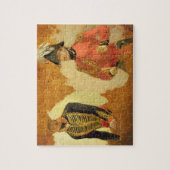 Studien der königlichen Pferdeartillerie-Uniform Puzzle (Vertikal)