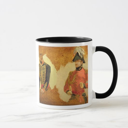 Studien der königlichen Pferdeartillerie-Uniform Tasse (Rechts)