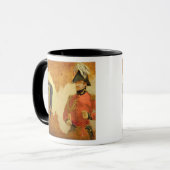Studien der königlichen Pferdeartillerie-Uniform Tasse (Vorderseite Links)