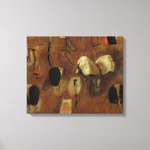 Studien der Militärausstattungen: eine Studie fü Leinwanddruck