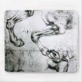 Studien der Pferdebeine Mousepad (Vorne)