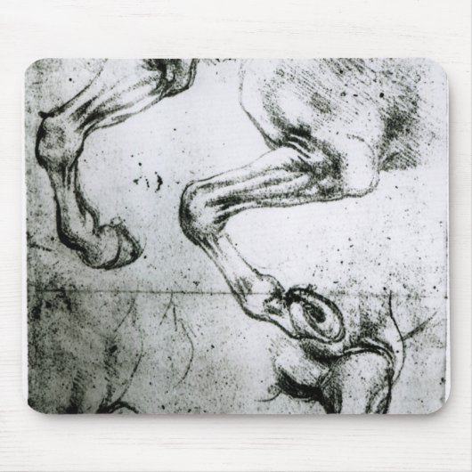 Studien der Pferdebeine Mousepad (Vorne)
