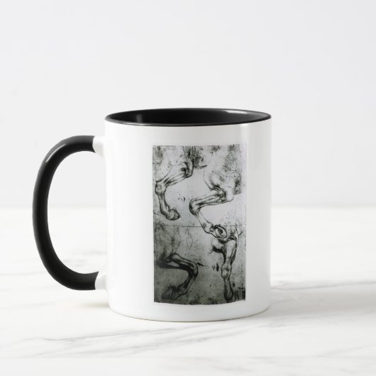 Studien der Pferdebeine Tasse (Links)