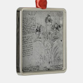 Studien der Viola Ornament Aus Metall (Rechts)