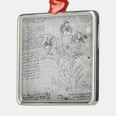 Studien der Viola Ornament Aus Metall (Links)