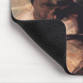Studien des Kopfes eines Schwarzen Mousepad (Ecke)