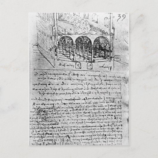 Studien für Ställe Postkarte (Vorderseite)