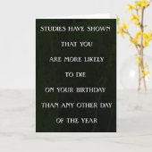 Studien haben gezeigt, dass Sie eher die sind... Karte (Gelbe Blume)