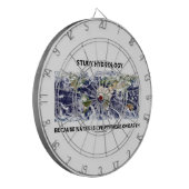 Studien-Hydrologie, weil Wasser überall Erde ist Dartscheibe (Vorderseite Links)