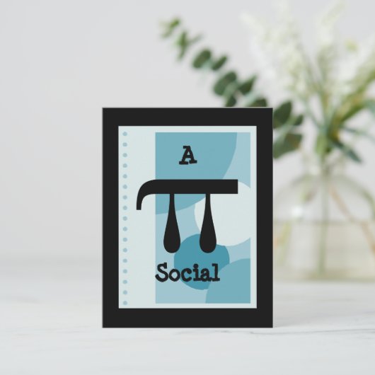 Studien-Party-oder Einladung (Stehend Vorderseite)