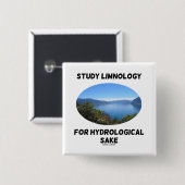 Studien-Seenkunde für hydrologischen Grund Button (Vorne & Hinten)