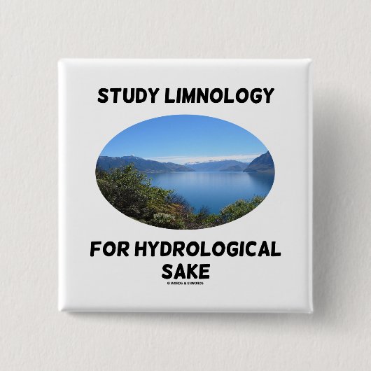 Studien-Seenkunde für hydrologischen Grund Button (Vorderseite)
