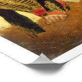 Studien über die Uniform der Royal Horse Artillery Poster (Ecke)