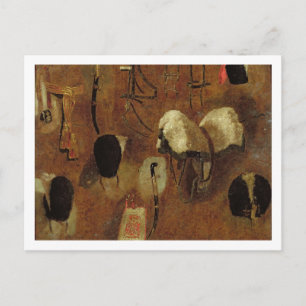 Studien über militärische Ausrüstung: eine Studie  Postkarte