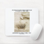 Studien Wasserüberlaufshemmnisse (da Vinci) Mousepad (Mit Mouse)