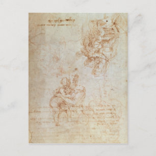 Studien zu Madonna und Kind Postkarte