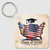 "Studienabschluss 2025" Schlüsselanhänger (Vorderseite)