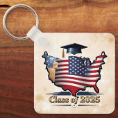 "Studienabschluss 2025" Schlüsselanhänger (Vorderseite)