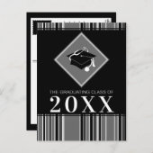 Studienabschluss in Medizin für ein individuelles Ankündigungspostkarte (Vorne/Hinten)