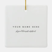 Studienassistent Keramikornament (Rückseite)