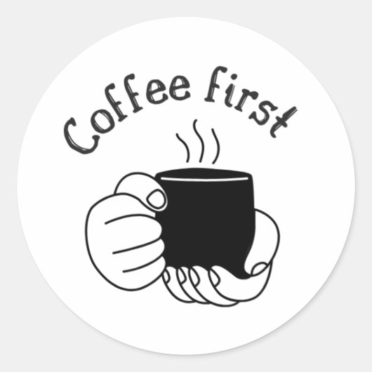 Studienaufkleber Runder Aufkleber (Vorderseite)