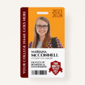 Studienausweis an der Red Gold School Uni Ausweis (Vorderseite)