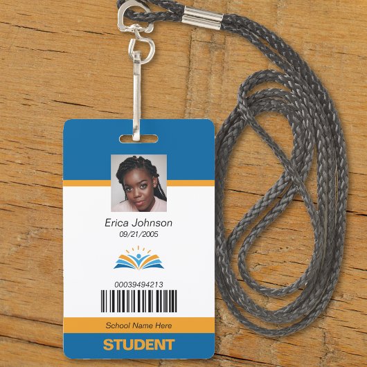 Studienausweis "Blue & Orange School Uni" Ausweis