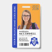 Studienausweis der Blue Gold School Uni Ausweis (Front)