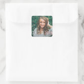 STUDIENKLASSE VON ... QUADRATISCHER AUFKLEBER (Tasche)