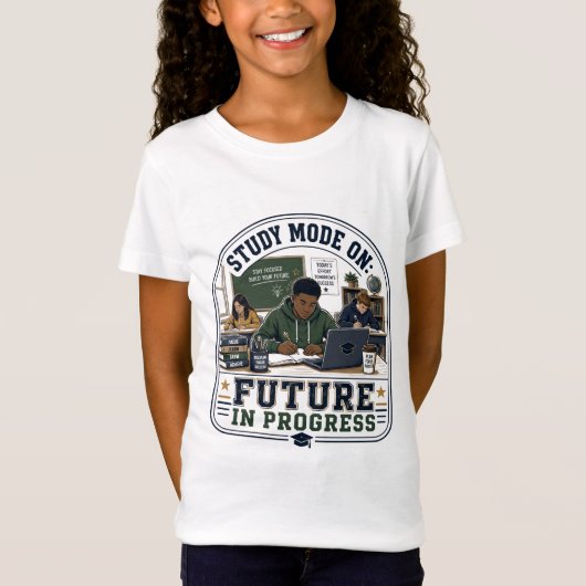 Studienmodus: AN Eingesperrt in Hemd T-Shirt (Vorderseite)