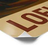 Studienmodus bei Frau Ninja Lofi Poster (Ecke)