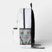 Studienmodus eingeschaltet bedruckter rucksack (Rechts)
