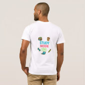 Studienmodus eingeschaltet T-Shirt (Schwarz voll)