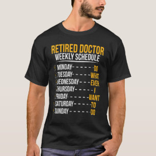 Studienplan für ärztliche Versorgung T-Shirt