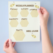 Studienplan für Bienenkompagenten Flyer (Hand)