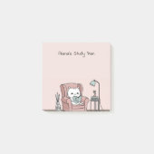 Studienplan für niedliche Katzen Personalisiert Post-it Klebezettel (Vorderseite)
