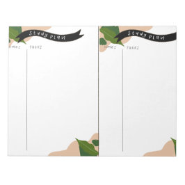 Studienplan Notizblock