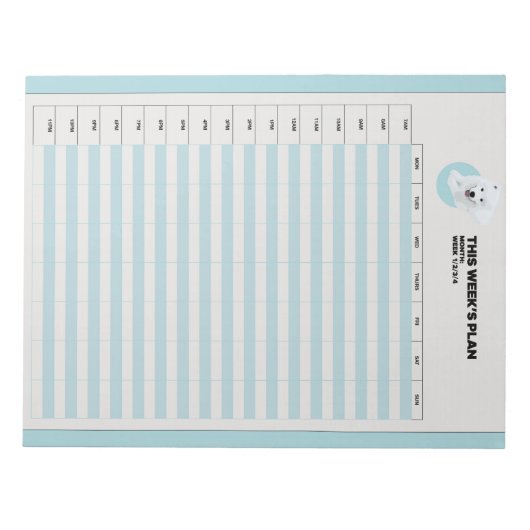 Studienplaner Notizblock (Vorderseite)