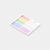 Studienplaner Post-it Klebezettel (angewinkelt)